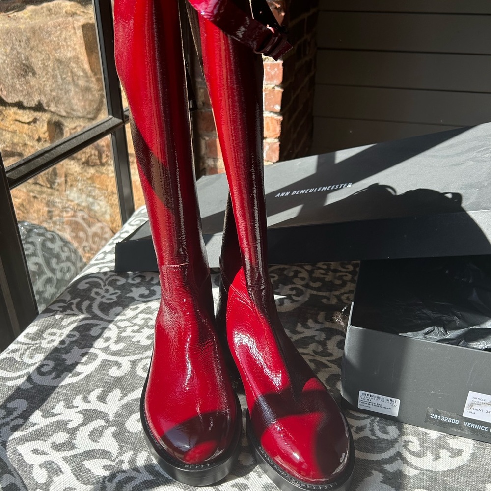 Ann Demeulemeester riding boots